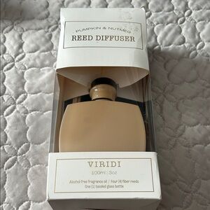 VIRIDI Pumpkin & Nutmeg Reed Diffuser New